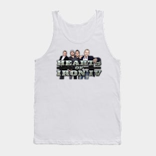 Cool Hearts of Iron IV (Four) Logo Official Real Logo Tank Top